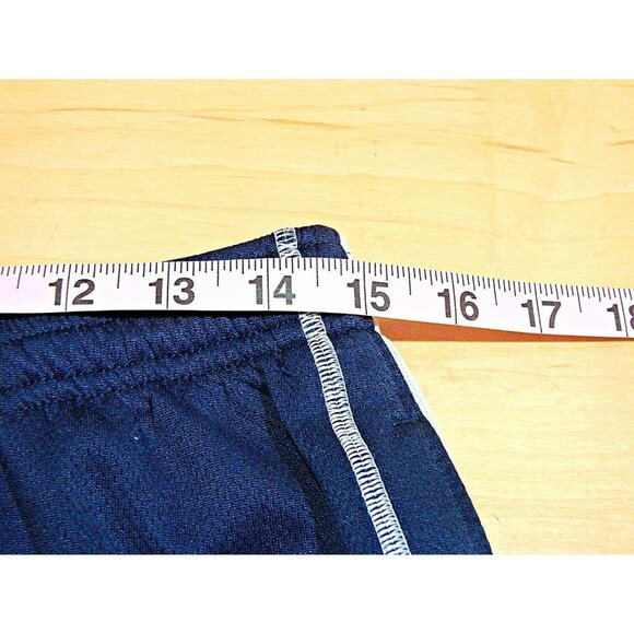 Under Armour Athletic Basketball Shorts Navy Blue Elastic Waist Workout Sz Large - Picture 3 of 12